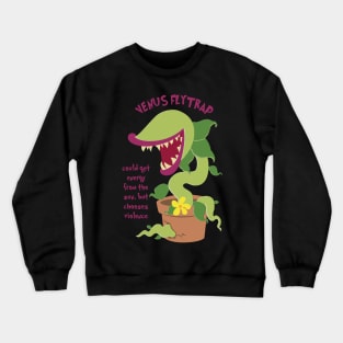 Venus Flytrap Crewneck Sweatshirt